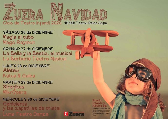 Cartel anunciador de Zuera Navidad.