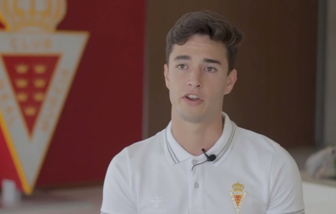 Carlos Palazón, jugador del Real Murcia