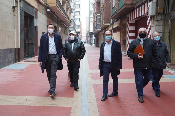 Visita a las obras de la calle Recoletas