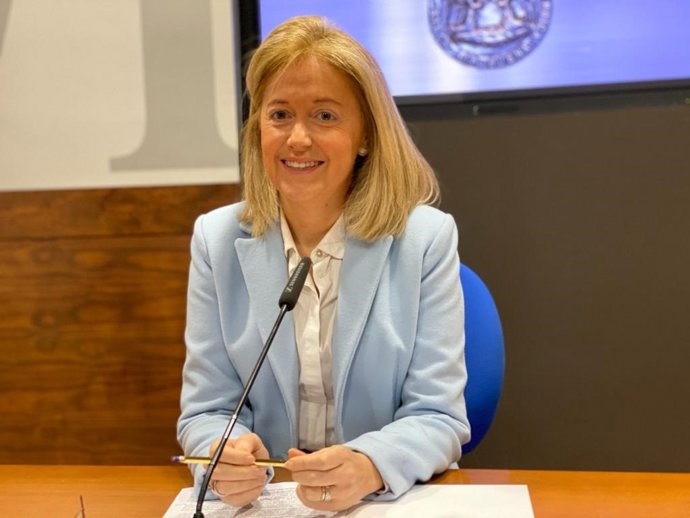 Portavoz de Vox en el Ayuntamiento de Oviedo, Cristina Coto, en una imagen de archivo