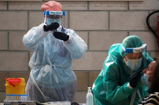 Foto de archivo del cribado en Almáchar (Mälaga)