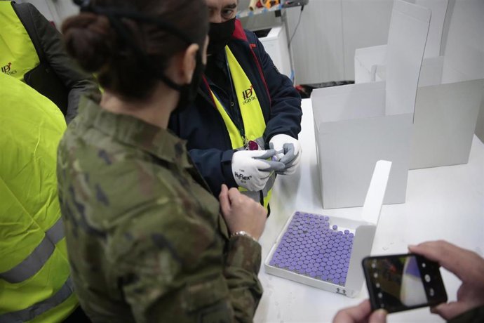 Entrega de vacunas este 26 de diciembre de 2020.