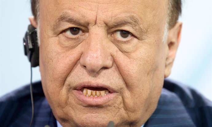 FILED - 04 October 2012, Berlin: Yemeni President Abdrabbuh Mansur Hadi is pictured during a press conference. Photo: Michael Hanschke/dpa