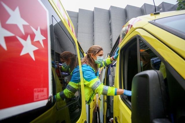 Una sanitaria del SUMMA 112