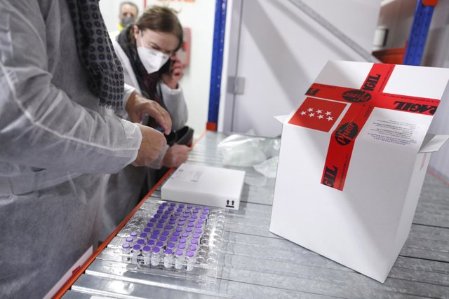 Distribución de vacunas en la Comunidad de Madrid