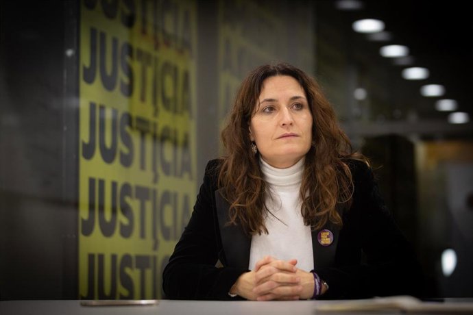 La número 2 de ERC en las elecciones catalanas, Laura Vilagr posa antes de una entrevista para Europa Press, en Barcelona, Catalunya (España), a 22 de diciembre de 2020.