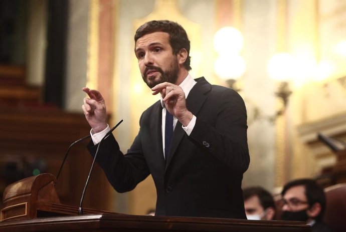 El president del PP, Pablo Casado.