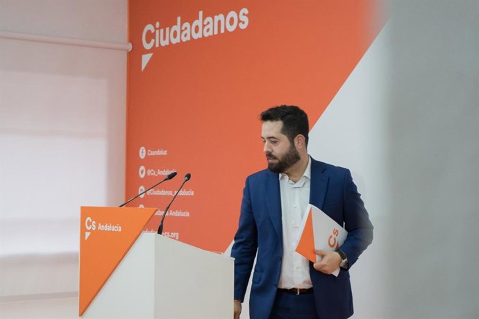 El portavoz adjunto de Cs en el Parlamento de Andalucía, Fran Carrillo.