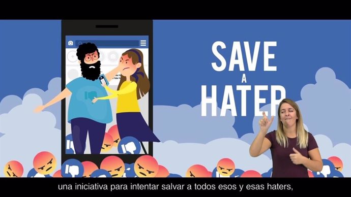 Fotograma de la campaa 'Save a Hater'
