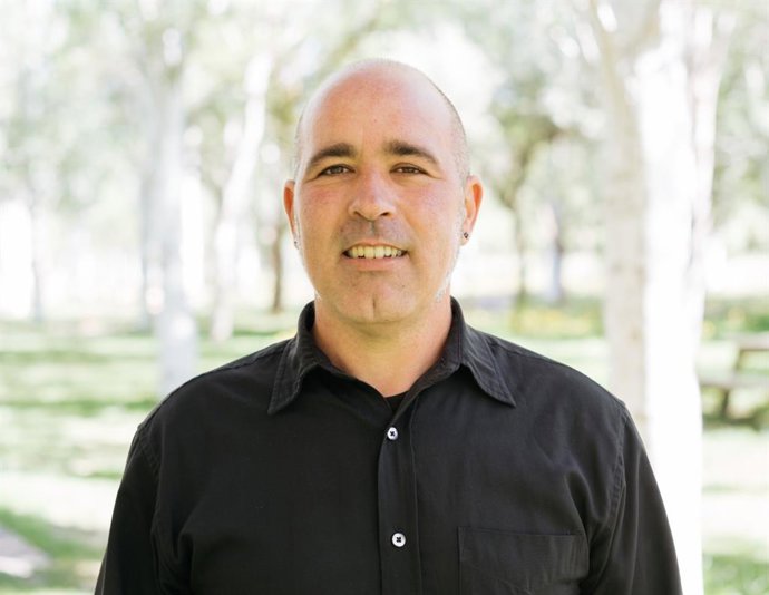 El portavoz de CHA en Caspe, Rafael Guardia.