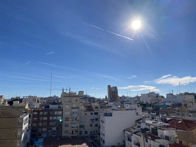 Imagen de la ciudad de Valncia este domingo