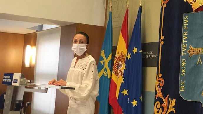 La portavoz del Gobierno del Principado, Melania Álvarez