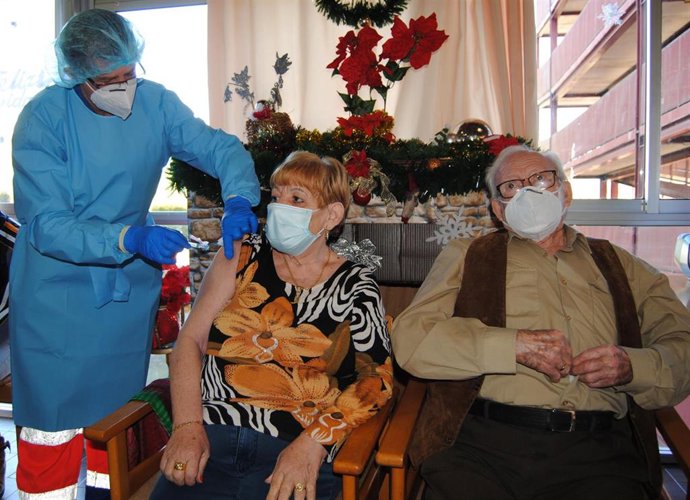 Los primeros vacunados en la provincia de Jaén