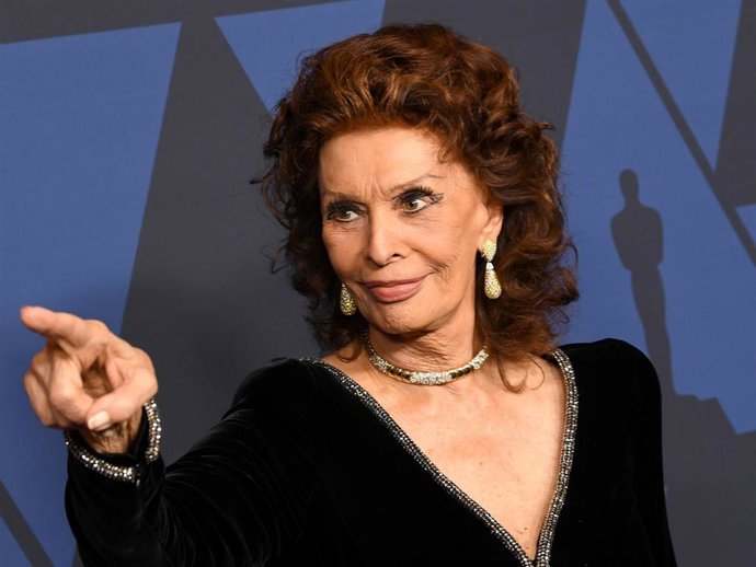 Sophia Loren attends the Academy Of Motion Picture Arts And Sciences' 11th Annual Governors Awards at The Ray Dolby Ballroom at Hollywood & Highland Center . (Photo by Kevin Winter/Getty Images).