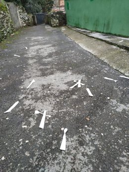 Algunos de los test que han sido arrojado por el municipio de Güeñes