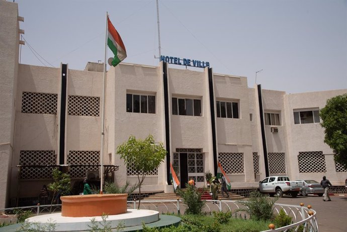 Sede del Ayuntamiento de Niamey, en Níger