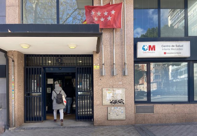 El centro de salud Infanta Mercedes, en la Zona Básica de Salud de General Moscardó, en Tetuán