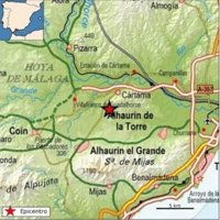 Registrado un terremoto de 2,8 grados con epicentro en Cártama (Málaga)