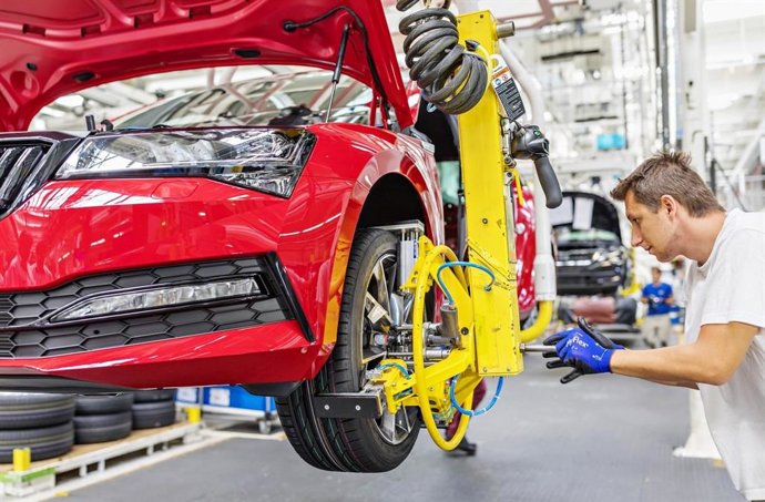 Fábrica de vehículos de Skoda.