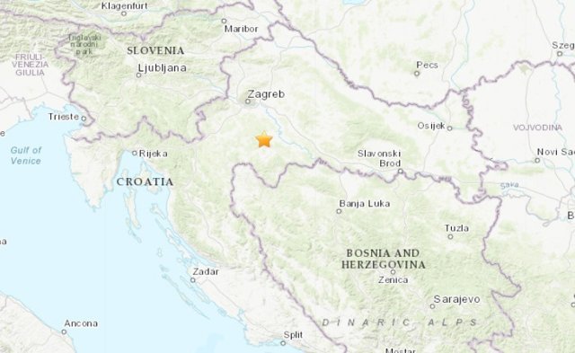 Terratrèmol de magnitud 5,1 a Croàcia