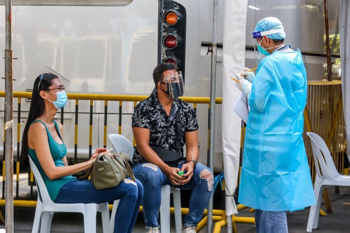 Pruebas de coronavirus en Manila, Filipinas