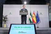 Foto: Moreno anuncia el fin de las subastas de medicamentos en Andalucía: "Los andaluces vuelven a ser ciudadanos de primera"