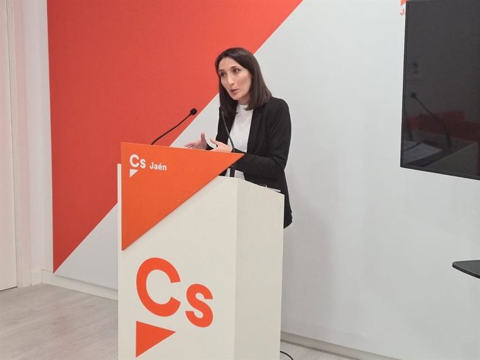 Mónica Moreno, responsable de Acción Institucional de Cs en Andalucía y portavoz adjunta del grupo parlamentario naranja