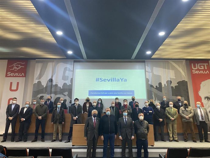 Reunión de la plataforma SevillaYa