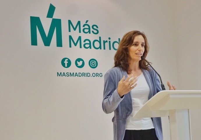 La líder autonómica de Más Madrid, Mónica García.