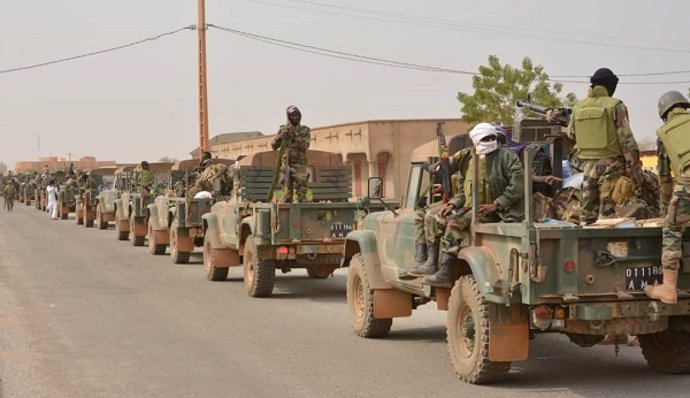 Soldados del Ejército de Malí