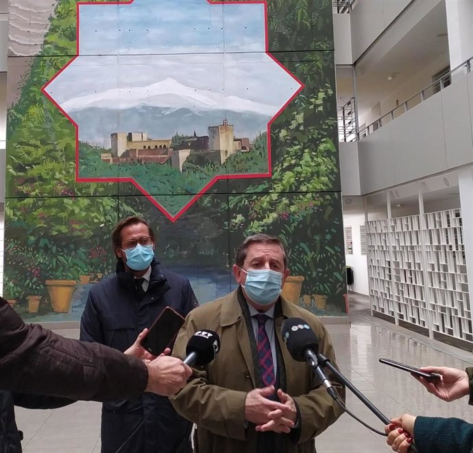 Presentación del mural en Santa Adela