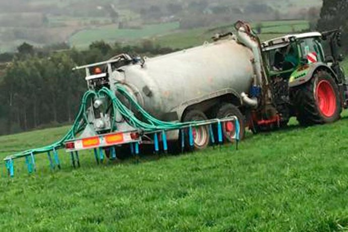 Aplicador para valorización de purin en la provincia de LUGO