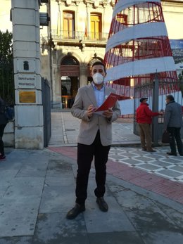 El portavoz de Cs en la Doputación de Jaén, Ildefonso Ruiz