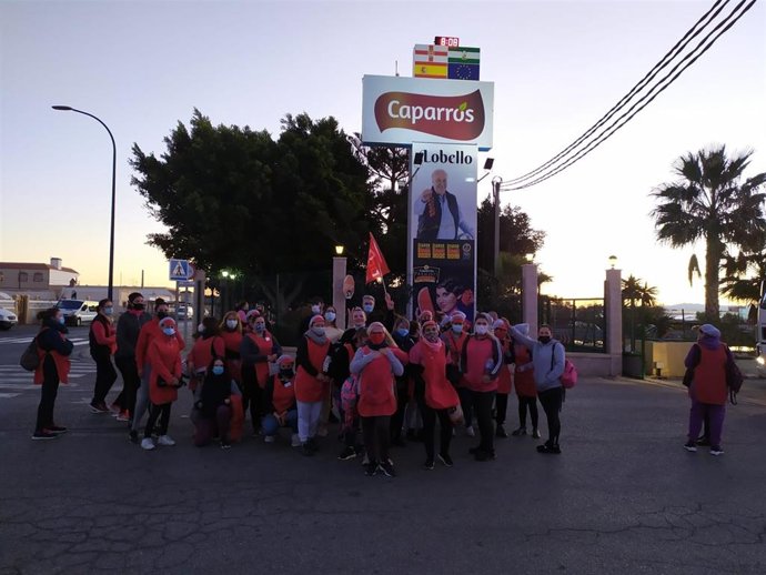Huelga en el sector del manipulado hortofrutícola de Almería
