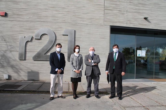 Reciente visita de responsables del Consejo Social de la UCO a Rabanales 21, donde se ubicará la Incubadora Córdoba Biotech.