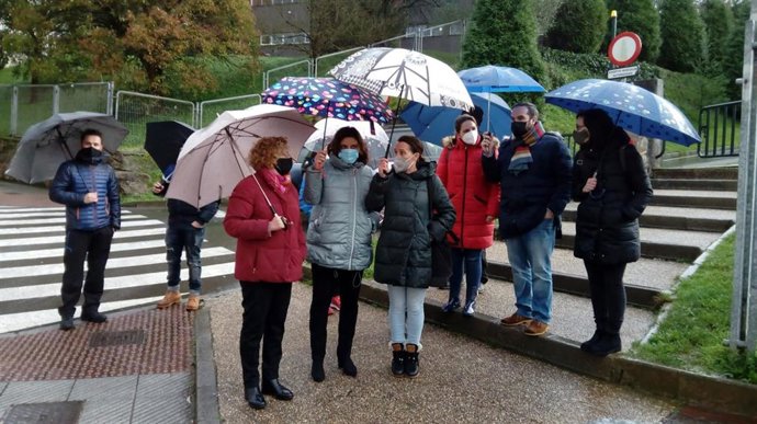Diputadas del PP en el COlegio de Siero.