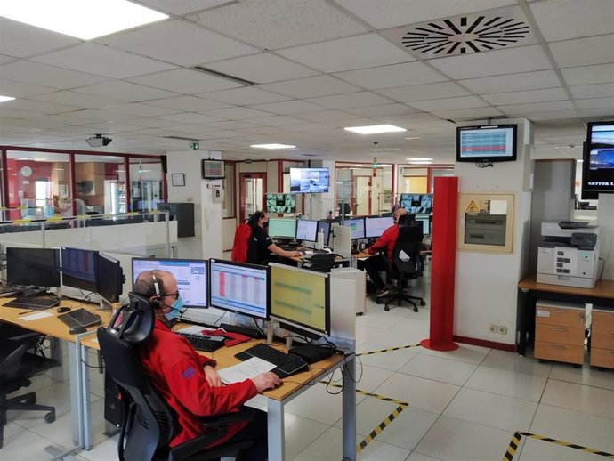 Sala operativa del Centro Coordinador de Emergencias y Seguridad (Cecoes) 1-1-2