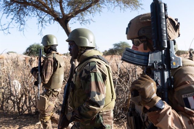Militar francés de la Operación Barkhane en Malí