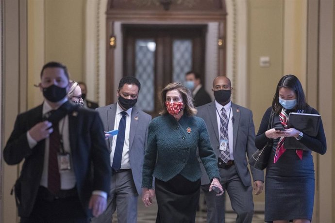 La presidenta de la Cámara de Representantes, Nancy Pelosi.