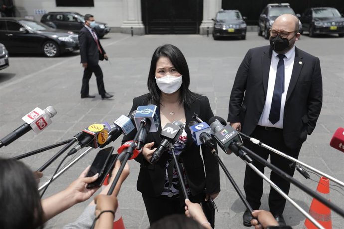 La líder del partido Fuerza Popular, Keiko Fujimori.