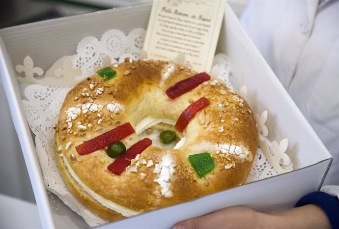 Imágenes de recurso de Roscón de Reyes.  