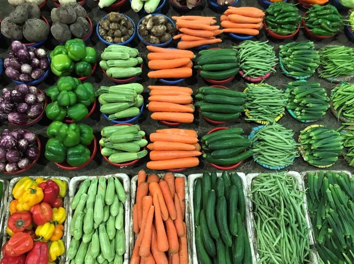 Verduras y hortalizas de huerta  