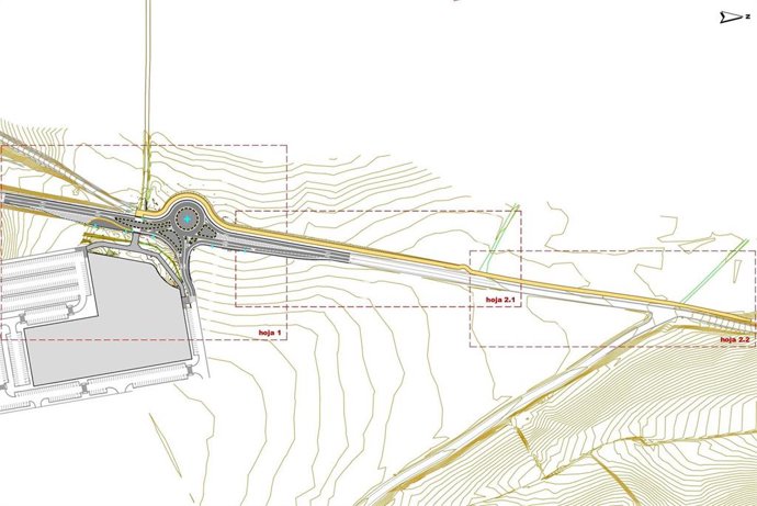 Una glorieta y un paso con semáforos para la conexión peatonal y ciclista entre Cordovilla y Pamplona.