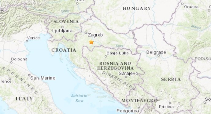 Terremoto de magnitud 6,3 en Croacia