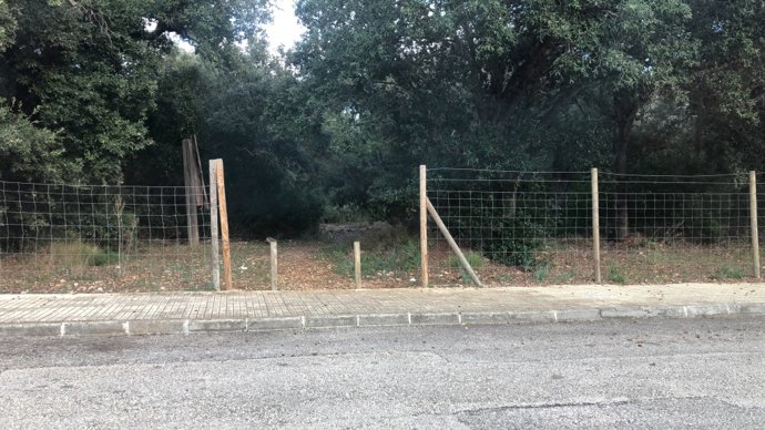 Una de las imágenes del perímetro del Bosquet de Bóquer.