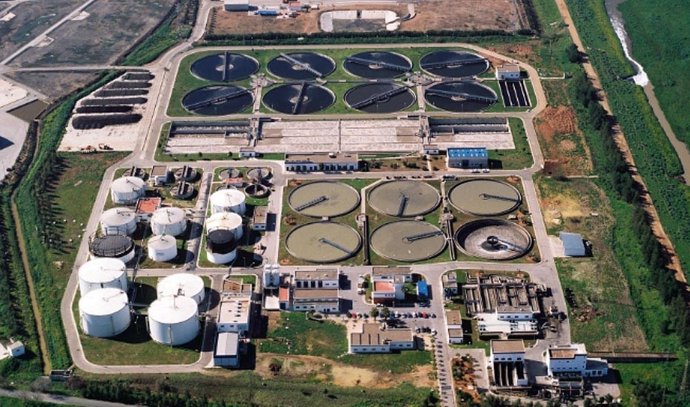 Vista aérea de las instalaciones de El Copero