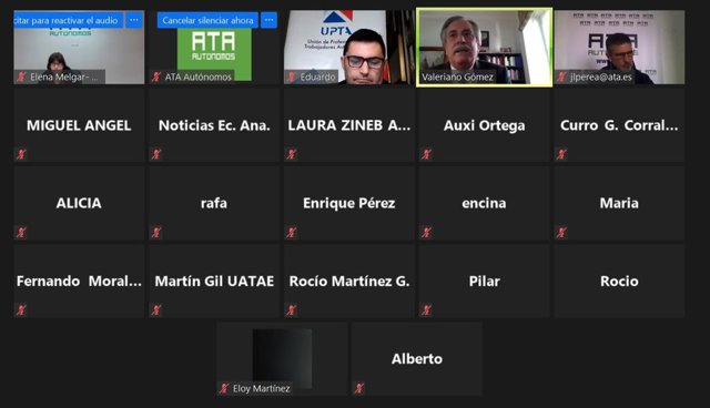 Representantes de ATA, UPTA y UATAE han presentado los resultados del “Estudio para la detección de la importancia de la formación, tipología y sistema formativo más adecuado para el trabajador autónomo"