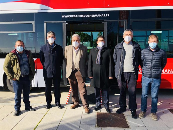 Toscano, en la presentación de la nueva flota de buses urbanos