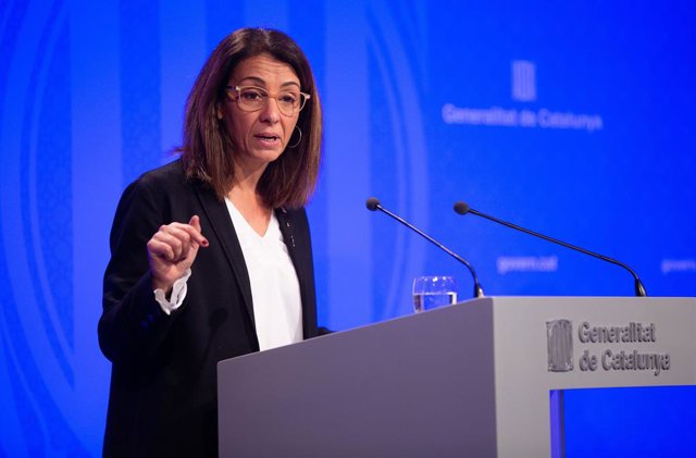 Consellera de Presidència i portaveu del Govern, Mertixell Budó
