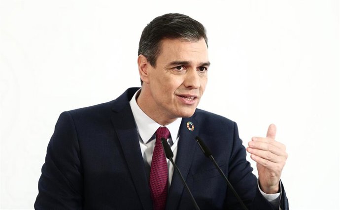 El presidente del Gobierno, Pedro Sánchez